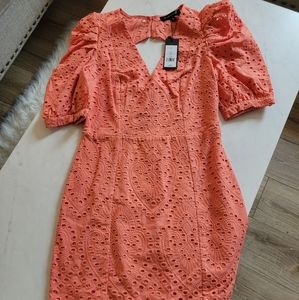 Dynamite Puff Sleeve Mini Dress